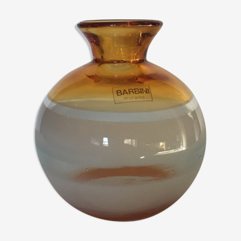 Vase en verre de murano vintage
