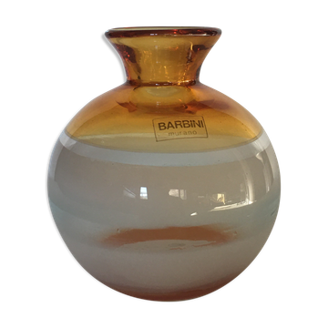 Vase en verre de murano vintage