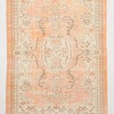 5x8 Peach & Cream Persian Rug, 156x241Cm