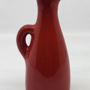 Robert Picault bottle in red ceramic, Vallauris, France, vintage 1950.