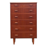 Commode en teck, design danois, années 1970, production : Danemark
