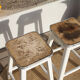 Paire de tabourets vintage