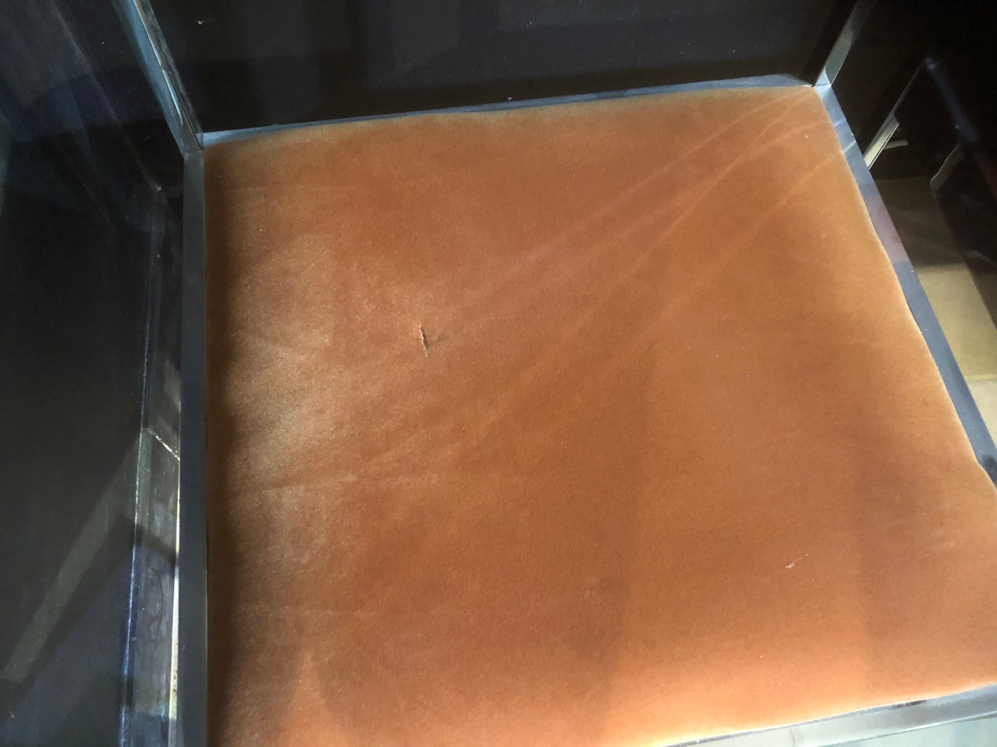 Rectangular table by Milo Baughman and 6 chairs