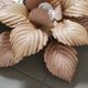 Masca ceiling or wall light 40 cm vintage metal leaves flower