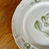 12 flat plates in earthenware, Niderviller