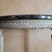 Louis XVI period console – Carved wood & Sainte-Anne marble – 18th century