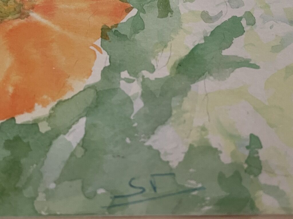 Floral decoration painting