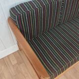 Daybed vintage compass feet Scandinavian style