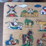 Puzzle bois vintage