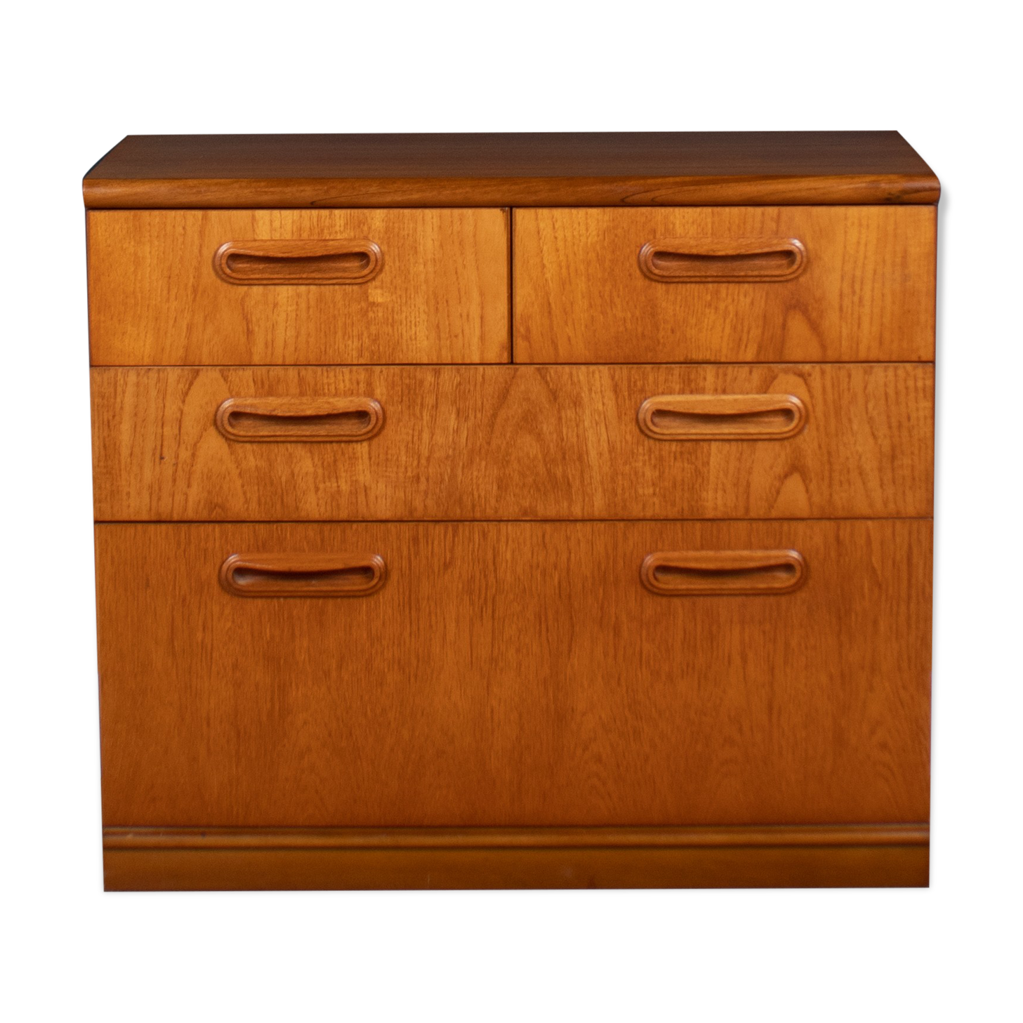 Restored Teak 1960s Retro 2 Drawer Over 3 Chest Of Drawers By Meredew