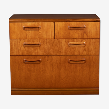 Restored Teak 1960s Retro 2 Drawer Over 3 Chest Of Drawers By Meredew