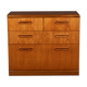 Restored Teak 1960s Retro 2 Drawer Over 3 Chest Of Drawers By Meredew