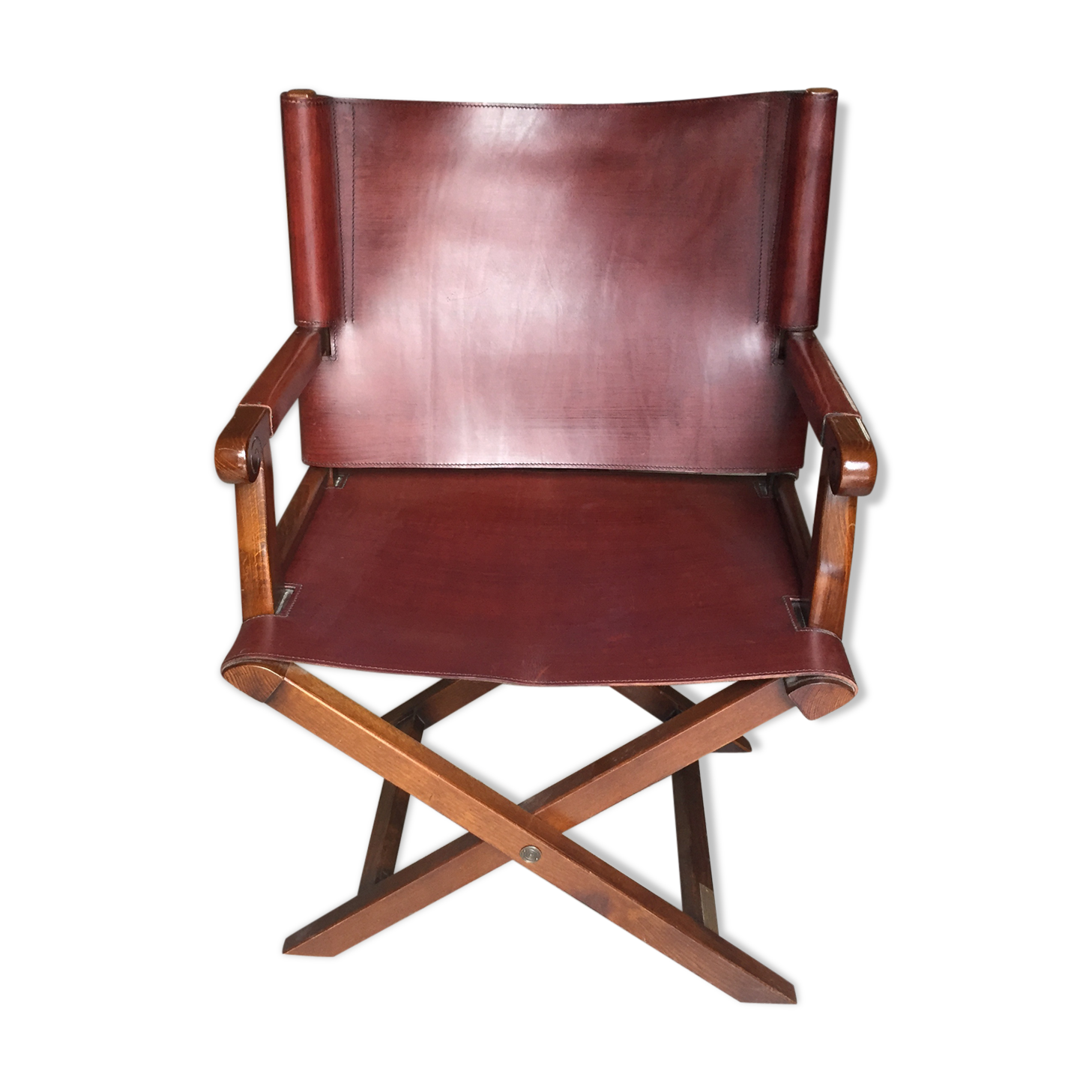 Folding armchair edited by the barn House, numbered 1095 s Napoleon Bonaparte 2000 campaign chair reproduction