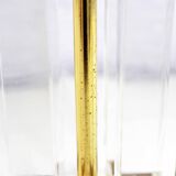 Hollywood Regency lamp in plexiglass and brass Faschian Design