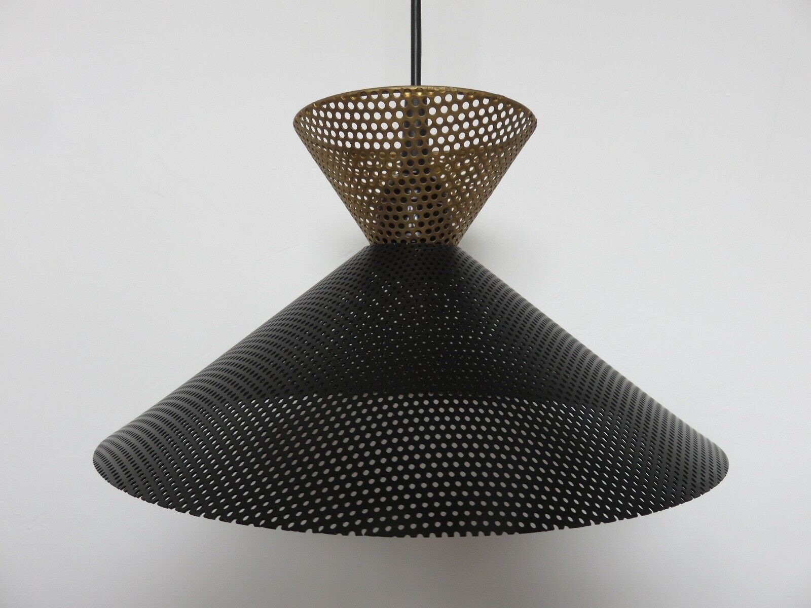Hanging Diabolo perforated metal 60s 70s