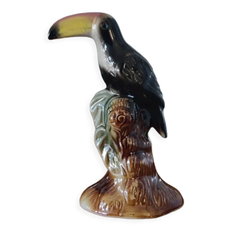 Toucan en faïence