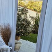 Antique beveled mirror