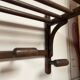Old oak wall coat rack
