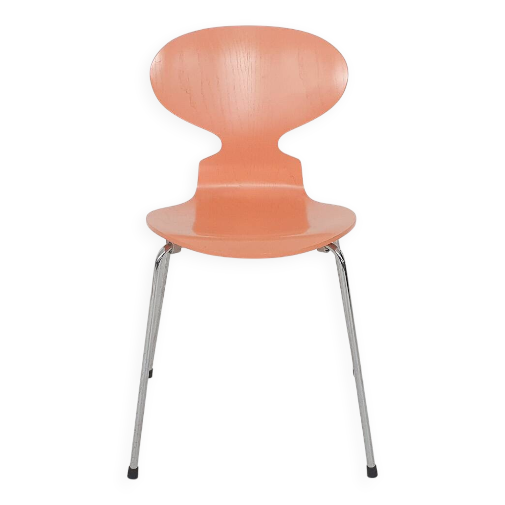 Arne Jacobsen for Fritz Hansen peach wooden "Ant" chair, Denmark 1996