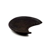 Organic modern wood tray / vide poche, France 1960s