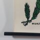 Vintage educational wall hanging roll chart biology