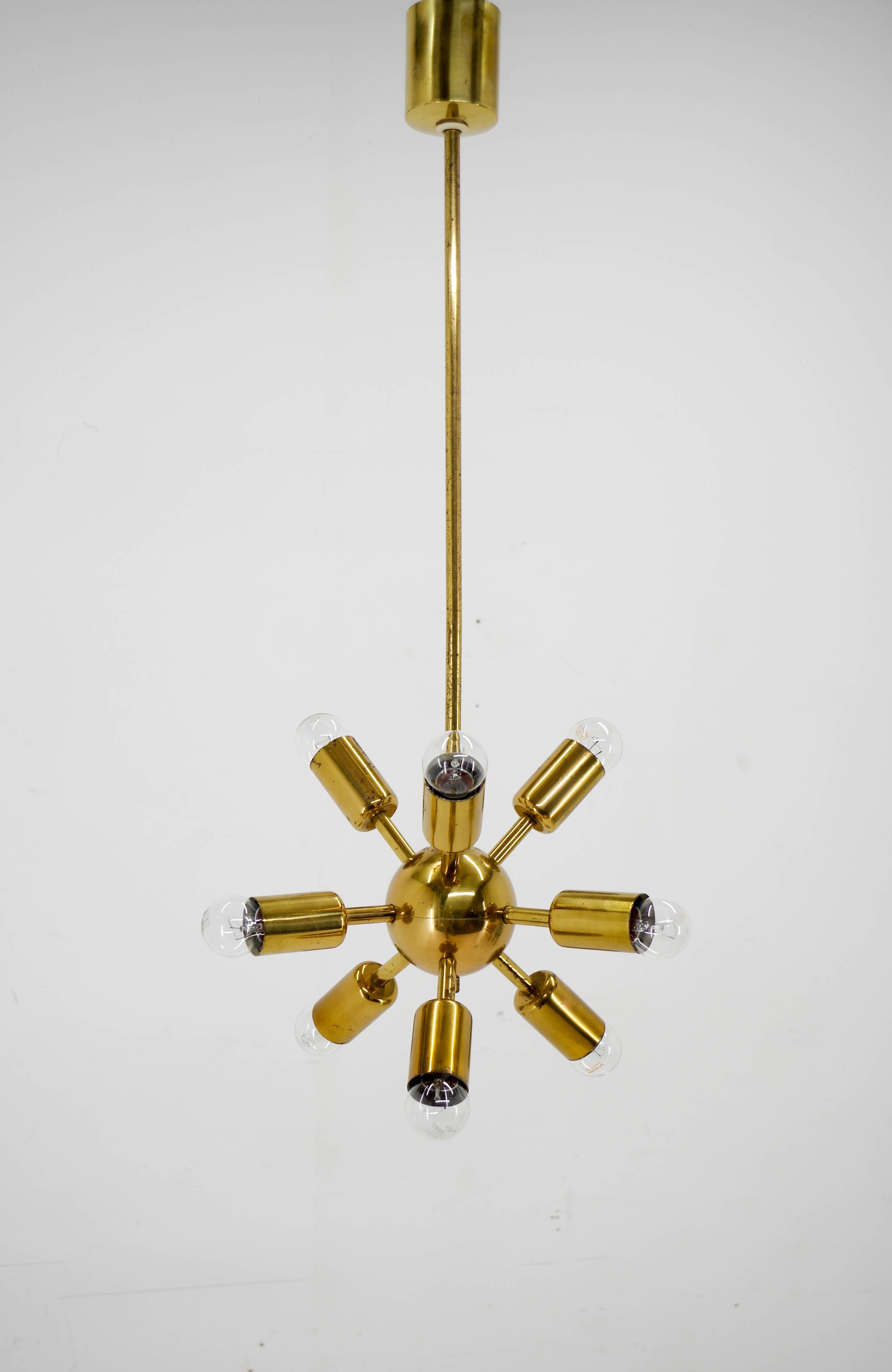 Space Age Chandelier Sputnik by Drukov, 1970s