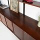 Modular shelving by Poul Cadovius, rosewood, 1970s