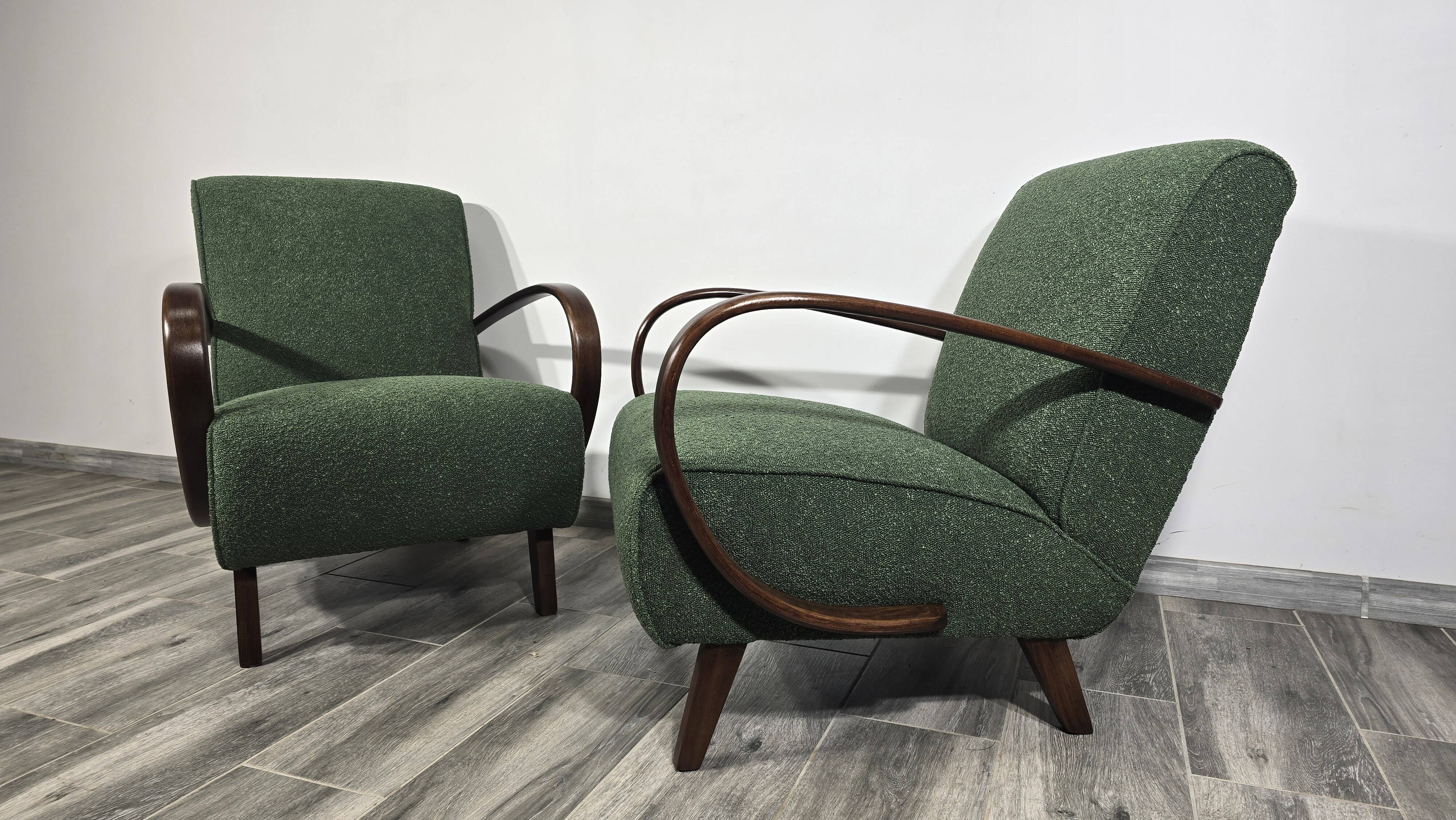 Lounge Chairs from Jindrich Halabala, 1940s, Set of 2