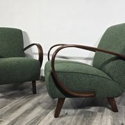 Chaises longues de Jindrich Halabala, années 1940, ensemble de 2