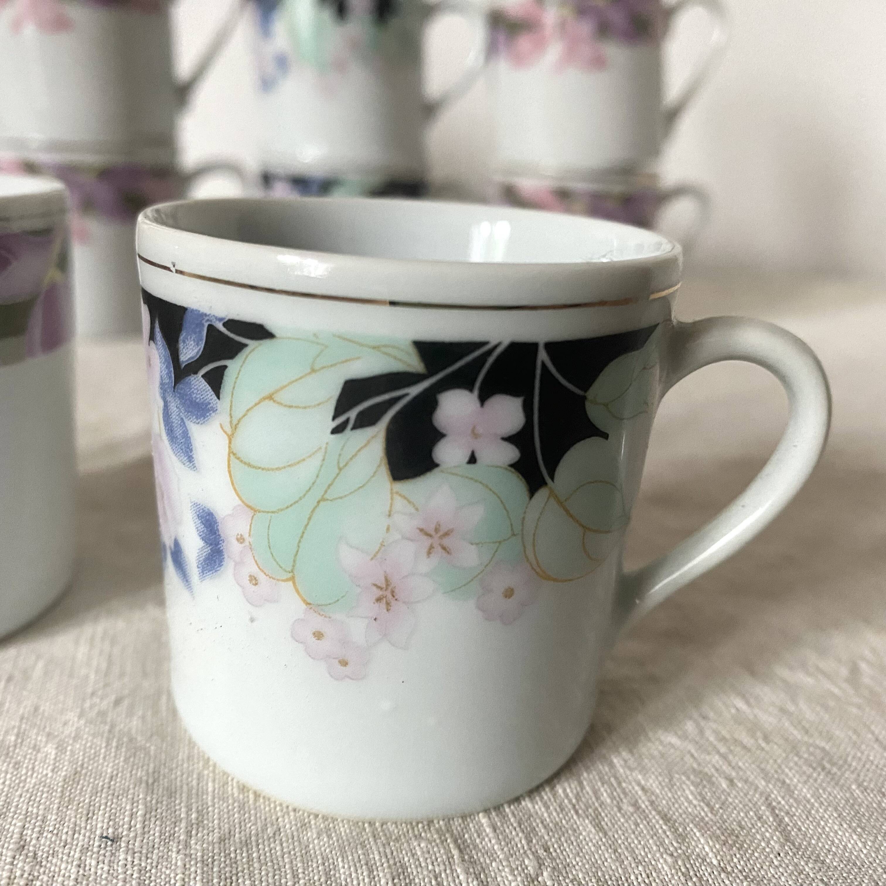 80s Mismatched Coffee Mugs