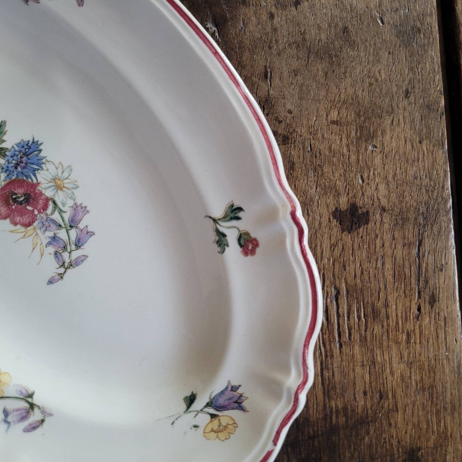 Large dish Agreste Digoin Sarreguemines 1930