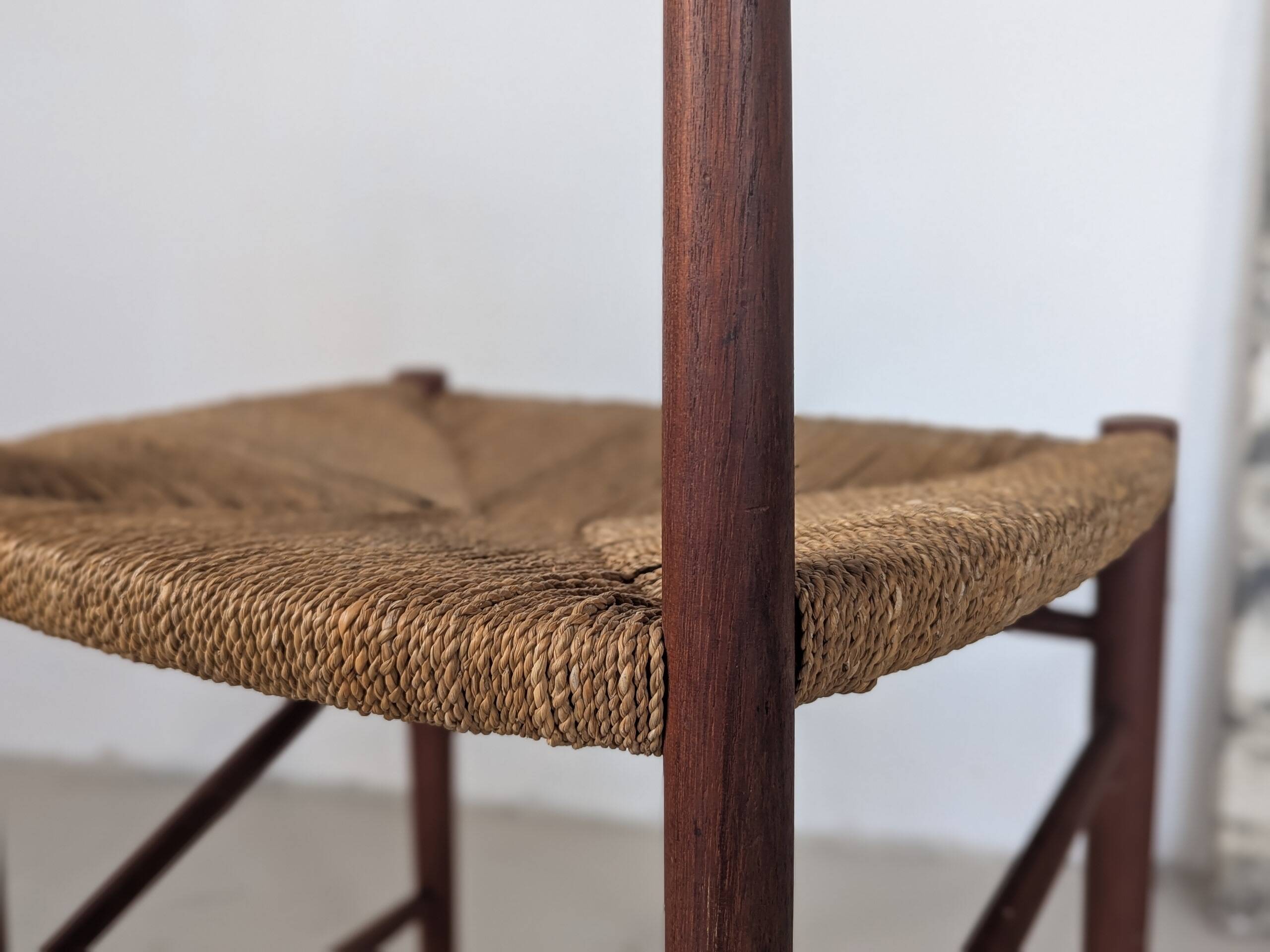 Teak and rope chair by Peter Hvidt and Orla Molgaard