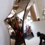 Miroir mural style Cristal Art, années 1960