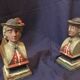 Pair of fireplace andirons