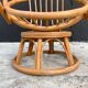 Fauteuil pivotant en rotin