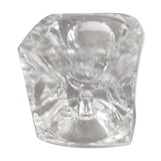 Crystal candle holder sklo union 1965