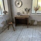 Aranjou elm brutalist desk