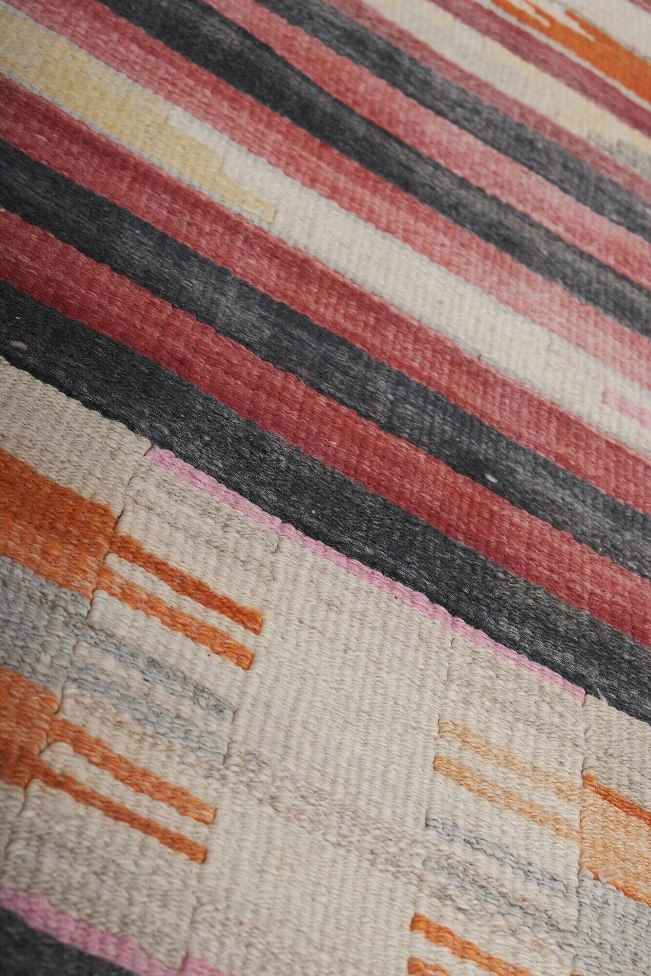 Vintage Turkish hallway rug 70x680 cm