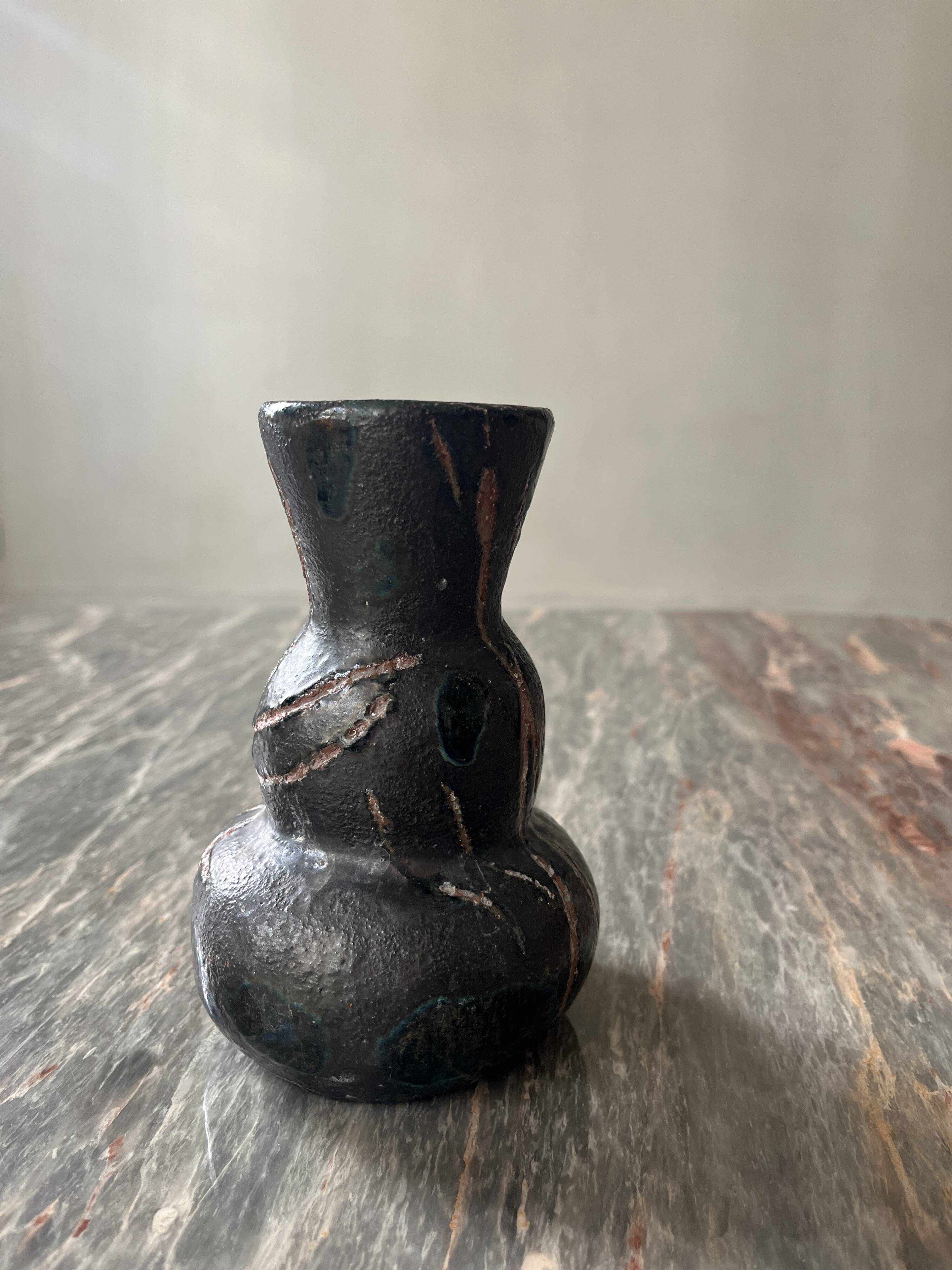 signed ceramic vase