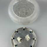 60s 70s ceiling lamp Plafoniere Ice Glass Doria Germany Space Age Design