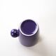 Mug en porcelaine violette, design danois, années 1970, fabriqué par HOPTIMIST