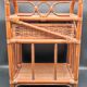 Vintage rattan bedside