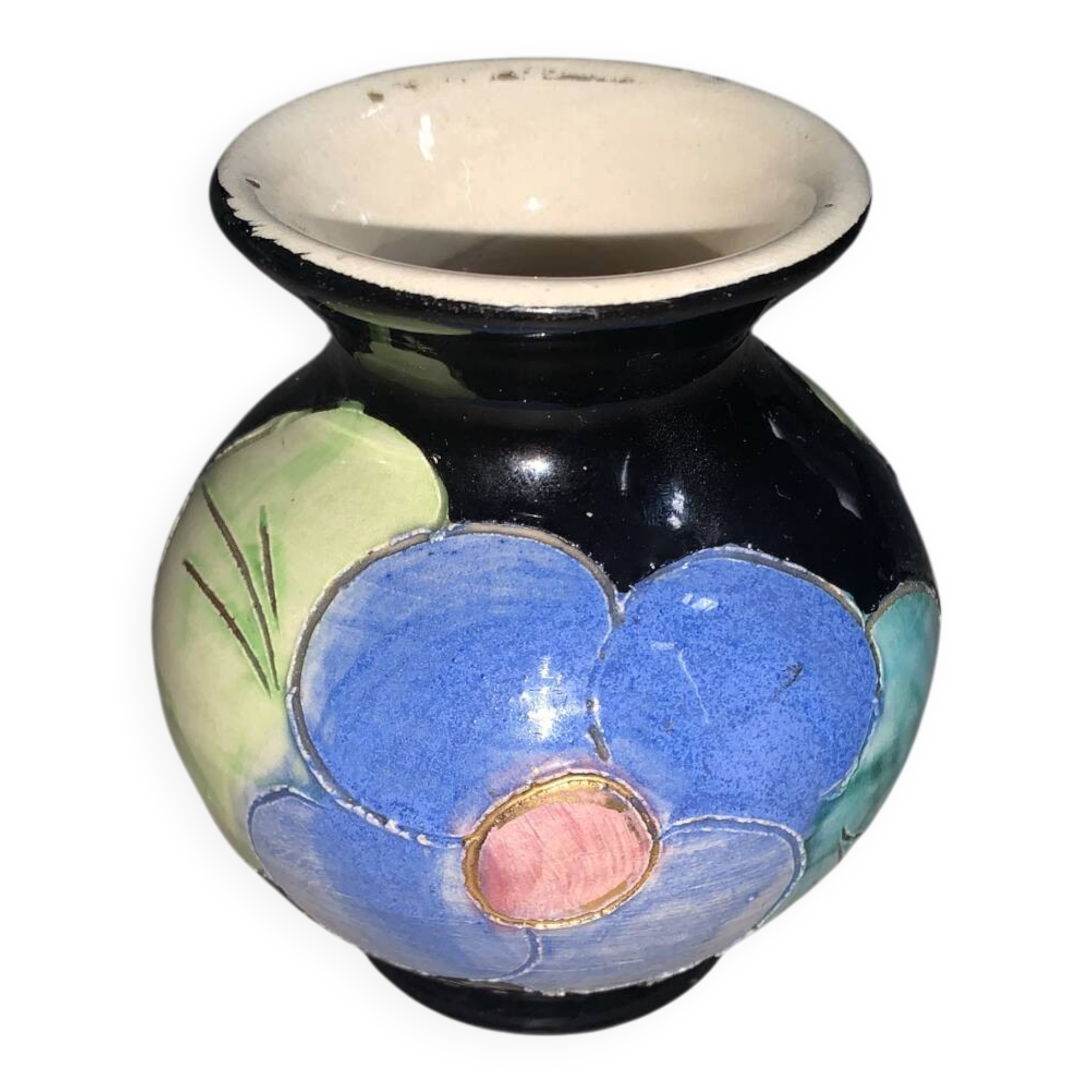 Vase boule, soliflore vintage de Vallauris
