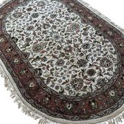 Handmade oval Persian rug 185cm x 120cm