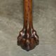 Console half-moon style Thomas Chippendale in flame mahogany.