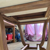 Art Deco table with extensions.