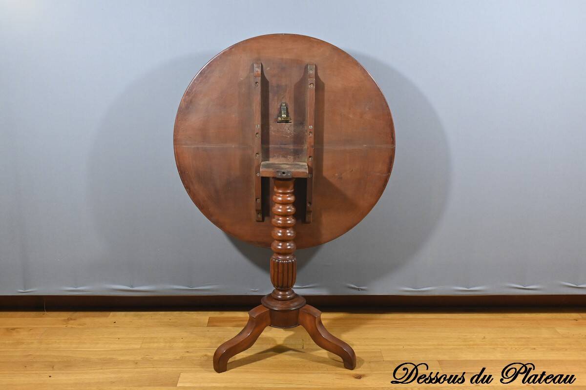 Mahogany System Pedestal Table, Louis Philippe Period – Mid-19th Century