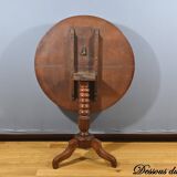 Guéridon à Système en Acajou, époque Louis Philippe – Milieu XIXe