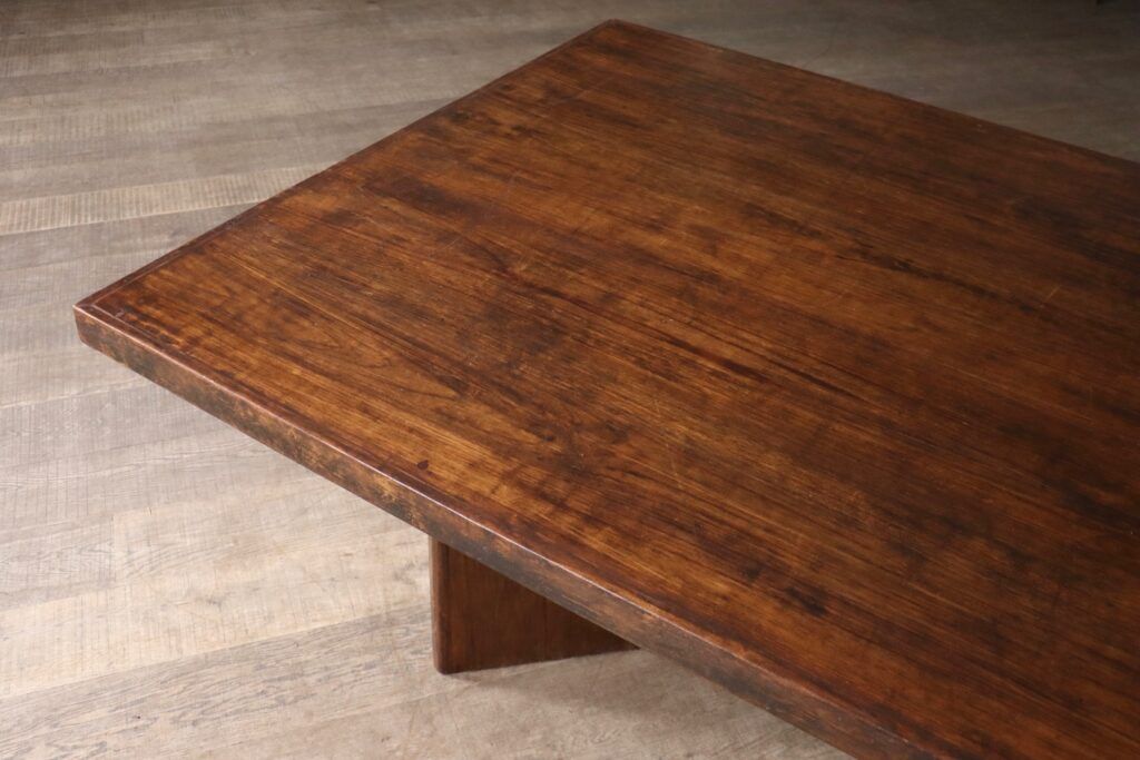 Pierre Jeanneret large library table PJ-TAT-08-A, Chandigarh, 1955-1956