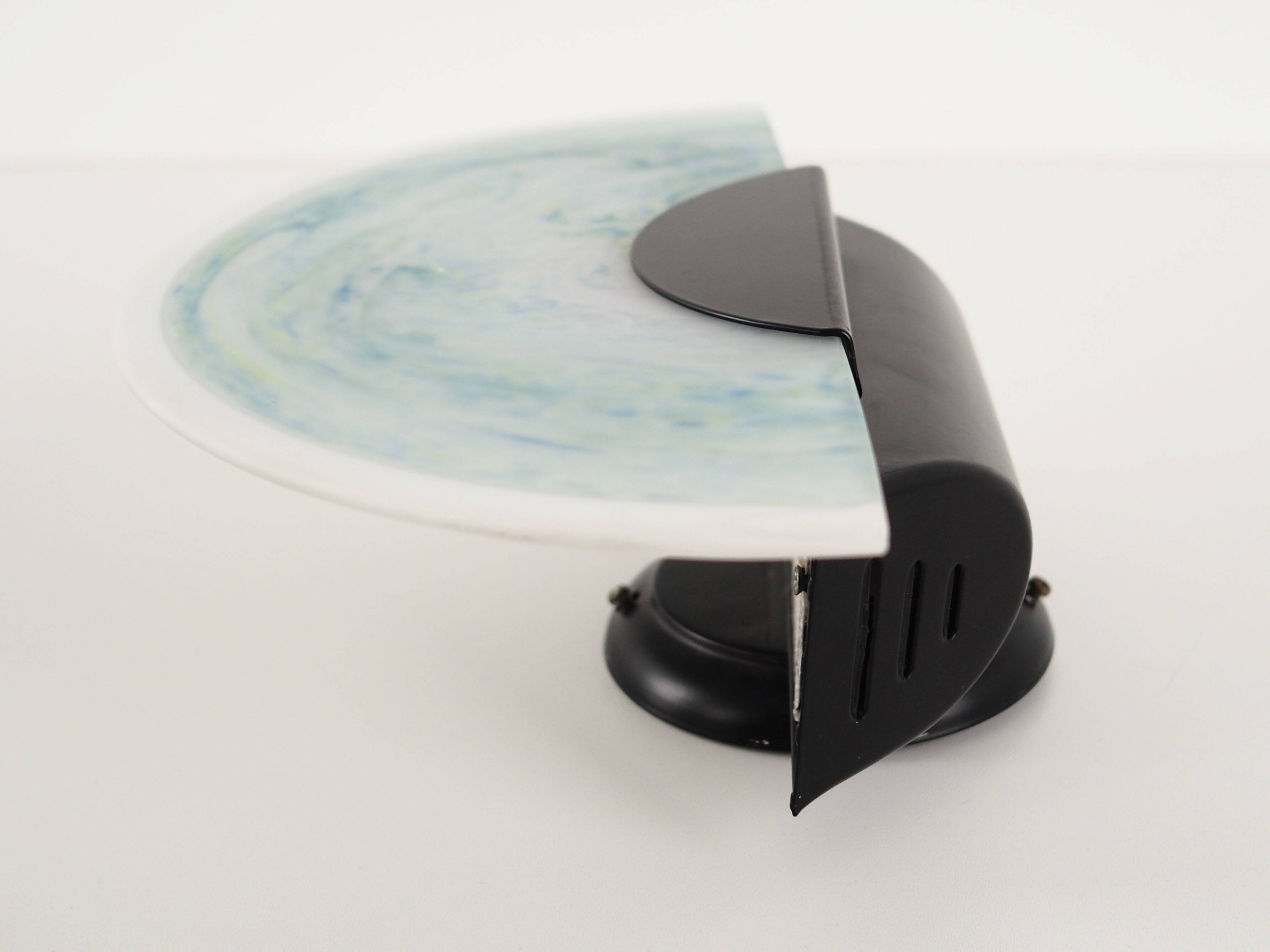 Wall lamp, Murano glass, Italian design, 1970s, manufacture: Italy